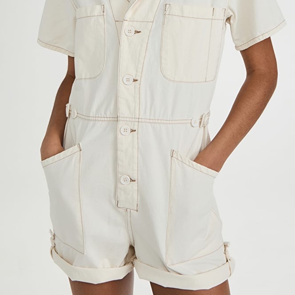 Pistola Denim Parker Field Suit Romper - Picture 2 of 6
